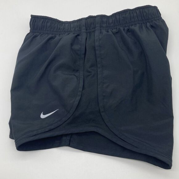Nike Womens XS Dri-Fit Running Shorts Lined Drawstring 3” Inseam Lot Of 2 Black - Picture 10 of 12